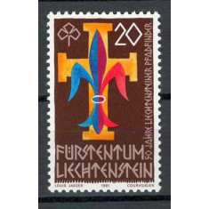 Liechtenstein 1981 773 MNH nestampilat - 50 de ani de cercetasie