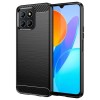 Husa Techsuit Carbon Silicone Neagra pentru Honor X6, X8 5G, 70 Lite