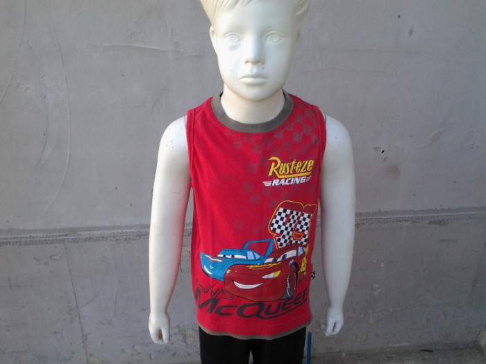 Disney Cars McQueen by C&amp;A - tricou sport copii 5 ani