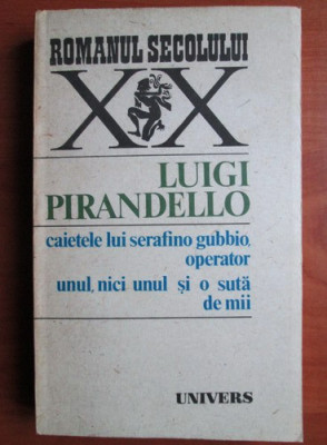 Luigi Pirandello - Caietele lui Serafino Gubbio, operator foto