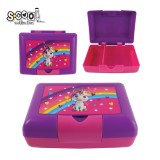 Cutie sandwich compartimentată, S-COOL Unicorn, 900ml, 17.5x13x6 cm
