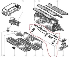 Comanda deschidere usa bord Renault Espace 3 , original 6025370276