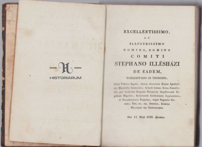 6SP Notitiae politico-geographico statisticae inclyti regni Hungariae Partiumque eidem adenexarum, 1828, Ludovic Nagy, Buda, volumul I