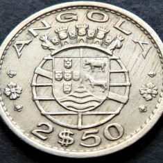 Moneda exotica 2.5 ESCUDOS - ANGOLA, anul 1969 * cod 272