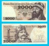 Polonia (p#147) 2.000 Zloti 1979 UNC &#039;Mieszko / Boleslaw&#039; serie: AB 01505xx