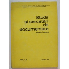 STUDII SI CERCETARI DE DOCUMENTARE , EDUCATIE - INVATAMANT , AN. 3-4 , 1982