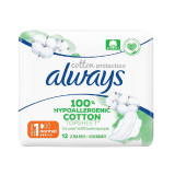 Absorbante Always Naturals Single, mărimea 1, 12 bucati, P&amp;G