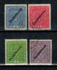 Austria 1919 - Uzuale, supratipar Deutschosterreich, serie stampilata