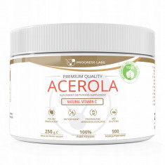 Progress Labs supliment alimentar Acerola Vitamina C pulbere naturală 250 g