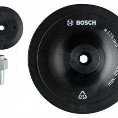 Bosch Disc (taler) suport pentru foi abrazive cu tija de fixare 8 mm, ? 125 mm pentru GBM