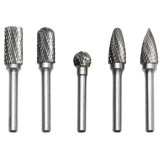 Trusa 5 Freze Biax de Carbura Mari din Otel Tungsten pentru Metal, Lemn si alte materiale, Diamentru Varf 10 mm si Tija Prindere 6 mm