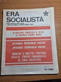 revista era socialista 10 iulie 1989