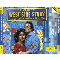 CD 2xCD # Leonard Bernstein, Jos&eacute; Carreras, Tatiana Troyanos, Kurt Ollmann, Marilyn Horne &ndash; West Side Story - Editie lata = FATBOX= (EX)