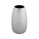 Vaza decorativa din ceramica, Argintiu, 15x26 cm, ATU-080963, Oem