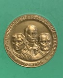Medalie Horea, Cloșca și Crișan 1785-1985, Bicentenar, Rom&acirc;nia, Alba Iulia, 60mm