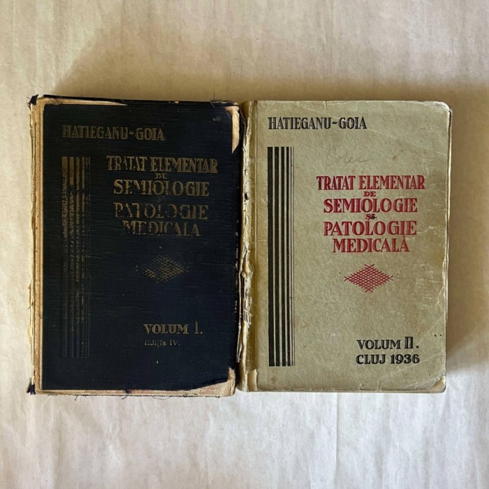 Hatieganu - Goia - Tratat elementar de semiologie si patologie medicala - 2 Vol.