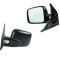 Oglinda exterioara VW Transporter (T4)/Caravelle/Multivan 07.1990-03.2003 Partea Stanga Crom Plana Manuala Fara Incalzire, carcasa neagra, View Max