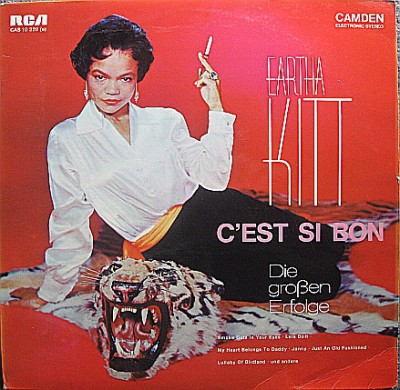 Vinil Eartha Kitt With Henri Ren&amp;eacute; &amp;ndash; C&amp;#039;est Si Bon - Die Gro&amp;szlig;en Erfolge (VG+) foto