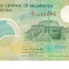 M1 - Bancnota foarte veche - Nicaragua - 10 cordobas - 2007