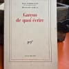 Garcon de quoi ecrire - Jean D Ormesson