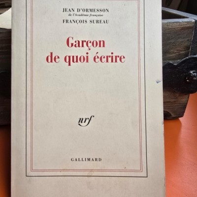 Garcon de quoi ecrire - Jean D Ormesson foto