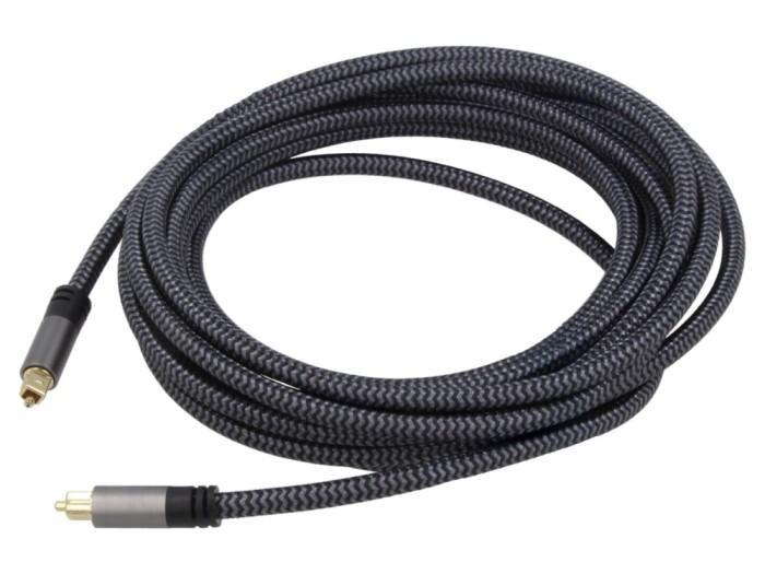 Cablu Toslink optic 1m aurit