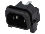 Conector alimentare AC soclu 10A 250V GSP2