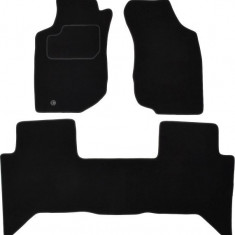 Set Covorase Auto Mocheta Fata + Spate Mammooth Toyota Hilux 7 2005-2015 Pick-up Negru MMT A041 TOY175 PRM 01