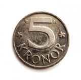 moneda SUEDIA 5 Kronor 2003 km # 853