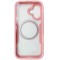 Husa tip 360, spate si fata, plastic si TPU roz, magnet, pentru Apple iPhone 16