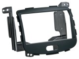 Cadru radio ACV 2 DIN pentru Hyundai i10, black/rubber-touch