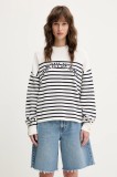 Tommy Jeans pulover de bumbac femei, culoarea bej, DW0DW20251