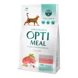 Cumpara ieftin Optimeal Hrana uscata pentru pisici sterilizate - Vita si Sorg, 0,7kg