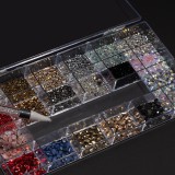 Cumpara ieftin Cristale Unghii Crystal Blossom LUXORISE, Set 20 modele, LUXORISE Nail Art