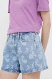 Pepe Jeans pantaloni scurti femei, modelator, high waist