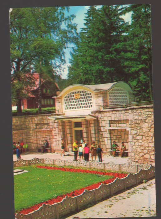 CPIB 23610 CARTE POSTALA - BORSEC, IZVORUL PRINCIPAL DE APA MINERALA, CIRCULATA, 1973