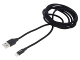 Cablu USB 2.0 Apple Lightning - High Speed, mufe USB A și Lightning, Baseus