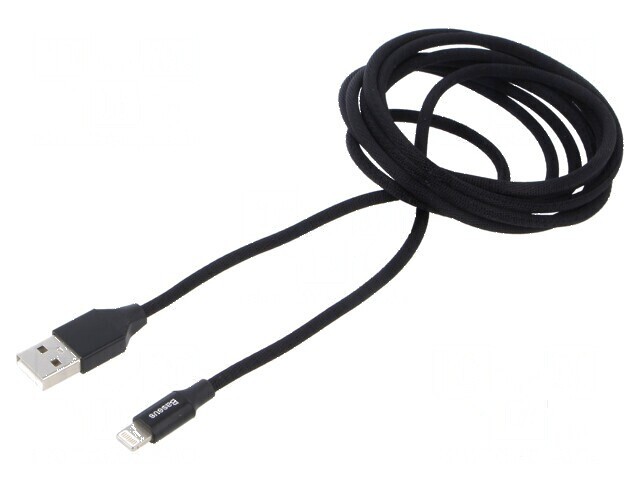 Cablu USB 2.0 Apple Lightning - High Speed, mufe USB A și Lightning