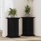 vidaXL Suport pentru plante Stejar negru 33 x 33 x 60 cm Lemn compozit 869236