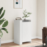 Dulap alb vidaXL, 45x35x75 cm, lemn prelucrat, bufet clasic, depozitare, design modern