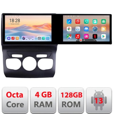 Navigatie Citroen C4 2011-2016 Kit-241 Edotec 2 ecrane 8 core 4+128 21.6 inch Incell android Wifi 5Ghz gps internet C CarStore Technology foto