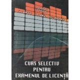 Curs selectiv pentru examenul de licenta. Facultatea de drept
