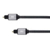 Cablu optic Kruger&amp;amp;Matz, 2 x toslink male, impletitura textila, 1 m