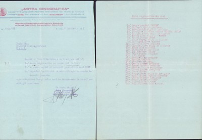 HST A1103 Lot 10 acte ASTRA Cinegrafică Brad Hunedoara 1927-1931 foto