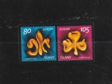 Islanda 2007 - Europa CEPT , Cercetasi, Serie 2 valori, dantelate, MNH, Mi.1168-1169, cota 4,8