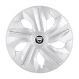 Set 4 Capace Roti, potrivite jantelor de R16, pentru Dacia, model luna cromat