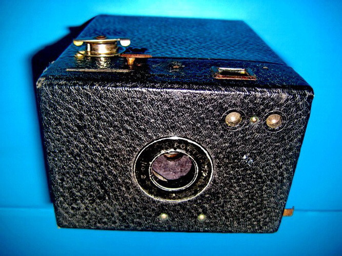 7995-Aparat vechi Kodak Portrait Hawkaye Brownie Nr. 2.