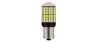 Bec LED Canbus 1156/BAU15S PY21W 3014, 144 LED-uri Marsarier, Lumini de Zi, Daylight