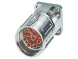 Conector M23 soclu, 15 pini, drept, IP67, 8A, 50V