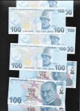 Turcia 100 lire lirasi 2009 (25) unc pret pe bucata